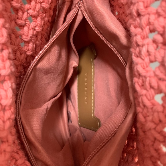 Top shop salmon macrame shopper. - Picture 4 of 4